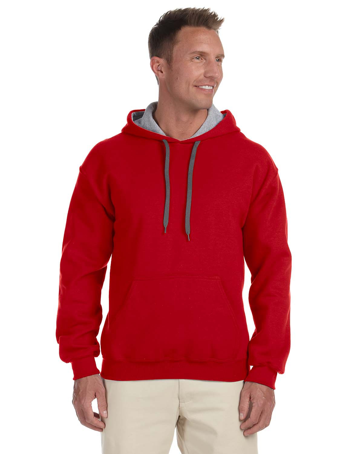 gildan 8oz heavy blend hoodie polycotton blend